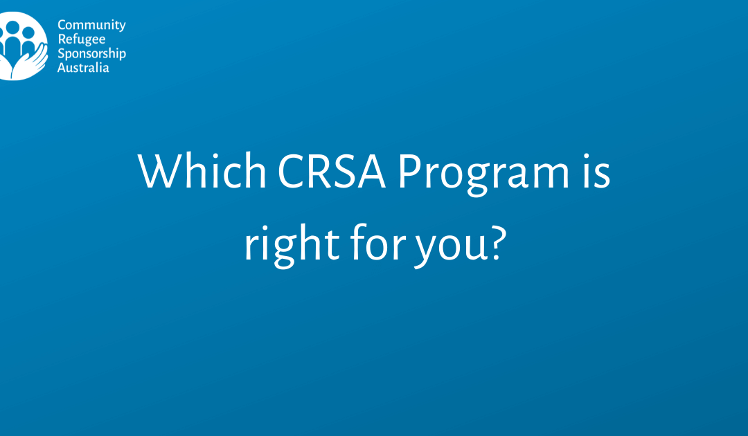 Which CRSA program is right for you?