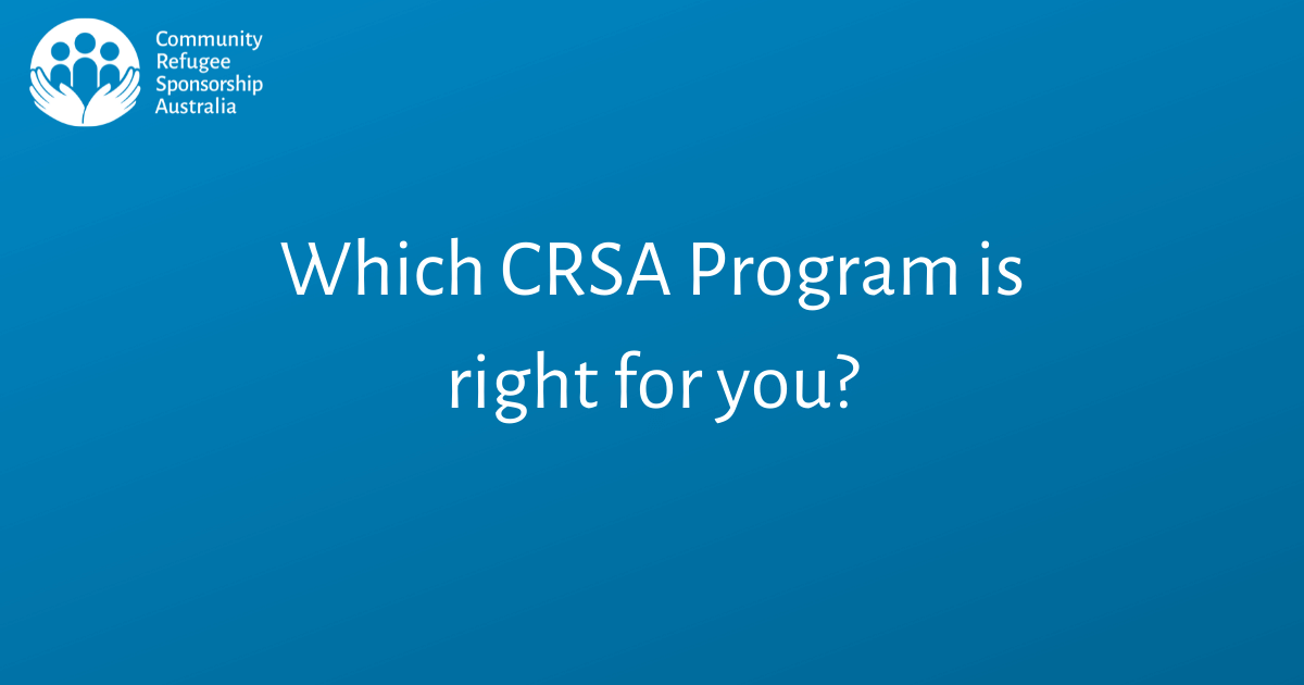 Which CRSA program is right for you?