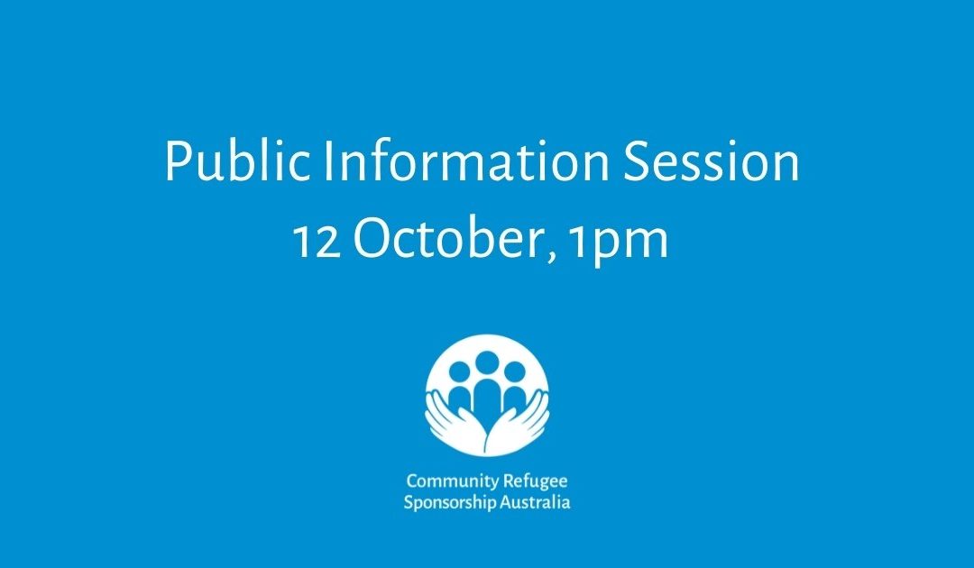 CRSA’s Programs – 12 October Public Information Session