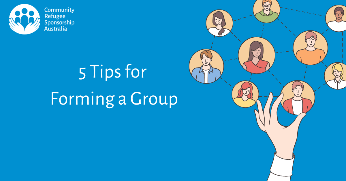 5 tips for forming a group