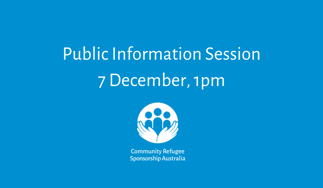 CRSA’s Programs – 7 December Public Information Session
