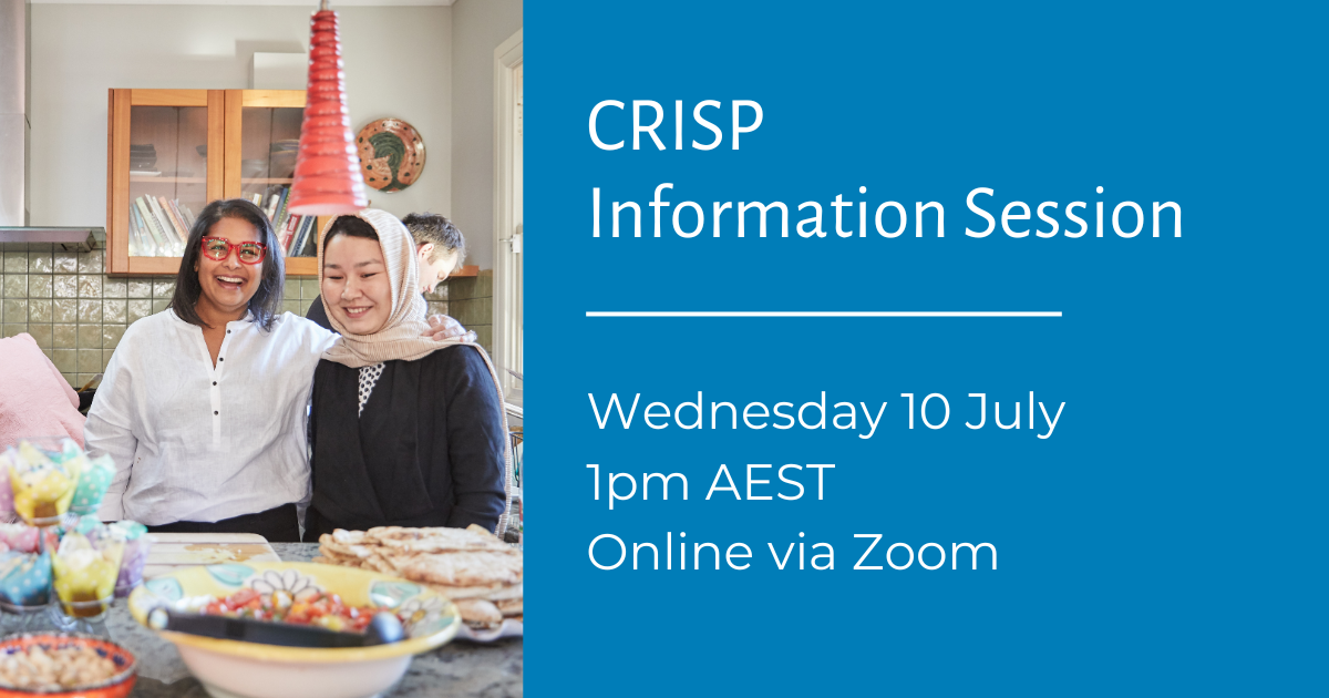 CRSA’s Progams – CRISP July Information Session