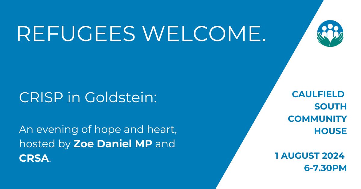 Refugees Welcome: CRISP in Goldstein