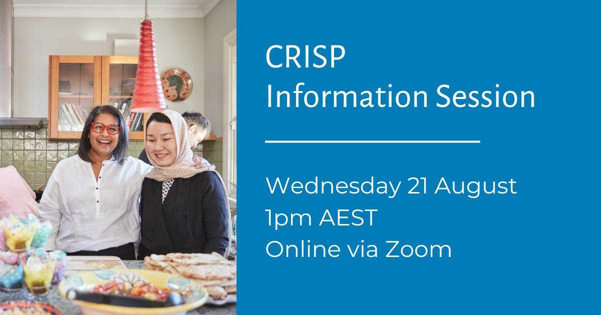 CRISP Information Session – August 21